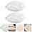 2Pcs White PP Egg Poacher Cookware Microwave Egg Cooker for Home Use 4