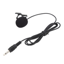 Lavalier Microphone for Laptop 3.5mm Clip-On Noise-Canceling Small Mic