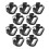 10pcs camera clip triangle split ring for waist belt shoulder strap 10