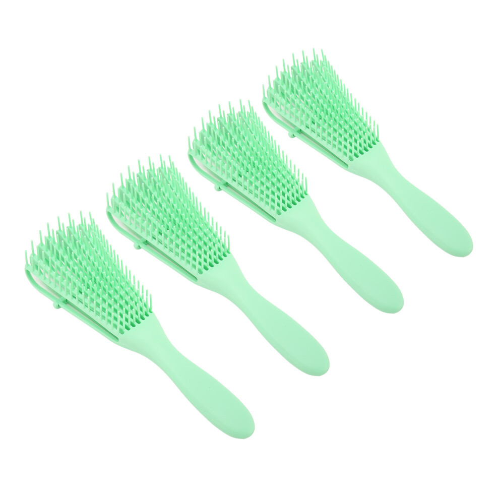 4pcs Hair Detangling Brush Set, 8-Row Comb, Portable 24.5cm