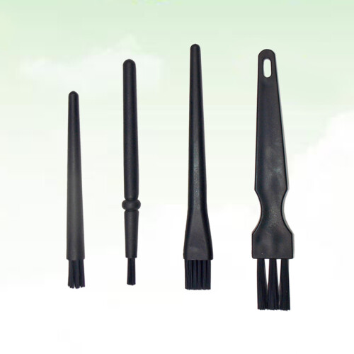 4Pcs Anti Static Nylon Keyboard Brush Set Black for Computer Cleaning 2