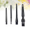 4Pcs Anti Static Nylon Keyboard Brush Set Black for Computer Cleaning 9
