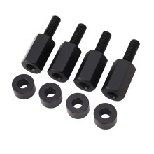 UTV Seat Riser Black Lift Up X3 Mount Kit 4Spacers