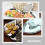 2Stk Besteckablage Snack- Und Dessertteller Silber 5