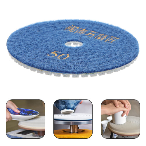 ceramic polish pad felt grinding and sanding pad for pottery 1