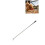 Stainless Steel Nut Picker Tool 42 Inch Long Handle Lightweight TimeSaving Silver 1