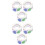 2 Pack Heart Shaped Stickers Valentine'S Day Name Labels Envelope 4
