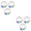 2 Pack Heart Shaped Stickers Valentine'S Day Name Labels Envelope 5