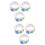 2 Pack Heart Shaped Stickers Valentine'S Day Name Labels Envelope 6