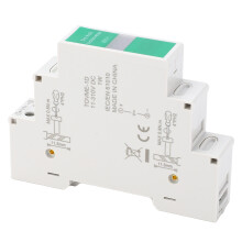 LED Digital-DC-Voltmetermeter 11V‑310V DIN-Schienenmontage mit Schaltausgang