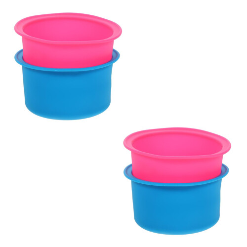 4 Pcs Wax Melting Container Heater Inner Pot Silicone Non-Stick 2