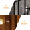 reserved sign slider for door knobs bathroom office spa house number 8