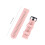 Pink Silicone Watch Strap Durable Breathable Pc Material Band 3