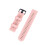 Pink Silicone Watch Strap Durable Breathable Pc Material Band 8