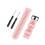 Pink Silicone Watch Strap Durable Breathable Pc Material Band 9