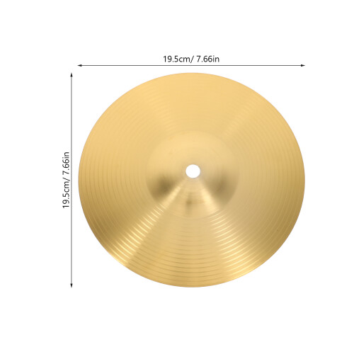 2Pz Piatti Drums Crash in Ottone Per Set Jazz Portatili E Resistenti 1