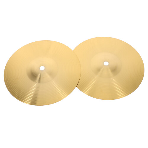 2Pz Piatti Drums Crash in Ottone Per Set Jazz Portatili E Resistenti 2