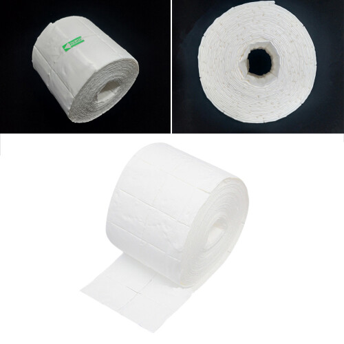 500Pcs Nail Washing Towels Unloading Roller Papers Tissue Tools 2