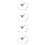 4Pcs Silver Acrylic Wall Clock Frameless Sticker DIY Home Office Decor 8