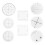 5Pcs Eva Rope Weaving Boards White Knitting Loom Bracelet Maker Tools 6