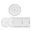 5Pcs Eva Rope Weaving Boards White Knitting Loom Bracelet Maker Tools 10