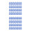 100 Pcs Plastic Key Tags ID Labels with Split Rings 6