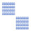 100 Pcs Plastic Key Tags ID Labels with Split Rings 8