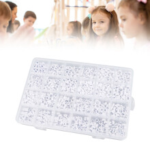 Acryl-Rundbuchstabe-Perlen-Set für Schmuck DIY, Kinderspielzeug-Accessoire