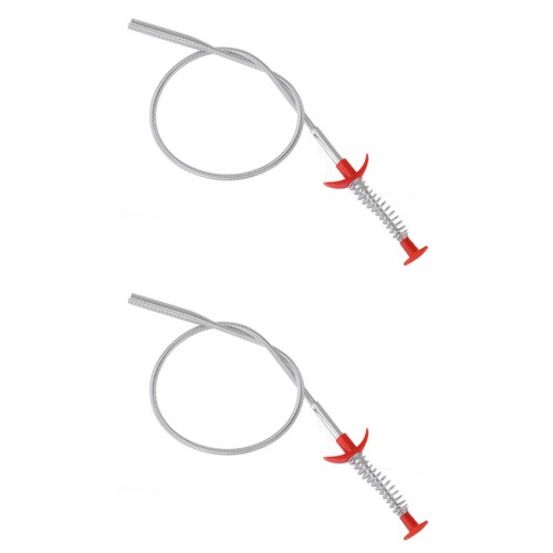 Set Of 2 Drain Dredging Tool Cleaning Kitchen Sink Drainer 2