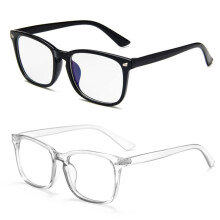 Pack of 2 Blue Light Blocking Computer Glasses for Women and Men, Clear Lens Gaming Eyewear