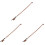 3Pièces Archets De Violon D'exercice Bois Equilibrés Couleurs Variées 2