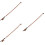3Pièces Archets De Violon D'exercice Bois Equilibrés Couleurs Variées 6