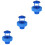 3Pcs Blue Multi-Functional Splash Guard for Humidifiers and Rockery 6
