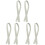 6Pcs White Leather Handbag Belt Thick Durable Tote Strap Replacement 2