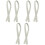 6Pcs White Leather Handbag Belt Thick Durable Tote Strap Replacement 3