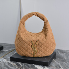 YSL Icare Baby Bag | Matte Nappa Lambskin Croissant Tote 858160