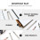 9 Pcs Refillable Calligraphy Brush For Chinese Writing 8