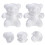 2 Pieces Bear Modeling DIY Mould For Flower Arranging Wedding Decor 4