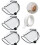 Eye Shield 4 Pack Clear Plastic Post Surgery Protection with Breathable Design and Adjustable Strap 1