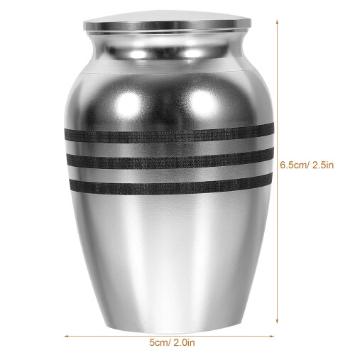 Alloy Cremation Urn Keepsake Ashes Memorial Mini Pet Urn 1