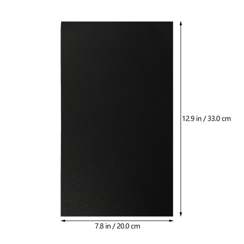 Craft Making Künstliche Blätter Schwarz PVC 2