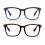 2 Pack Blue Light Blocking Glasses Black Leopard for Reading Gaming Computer Anti Glare UV Filter 1