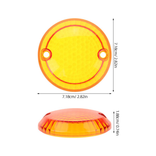 Masteelf  2 Pcs Chopper Motorcycle Indicators Relay Turn Signal 1