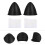 2Stk Motorradhelm Katzenohren Tpu 2