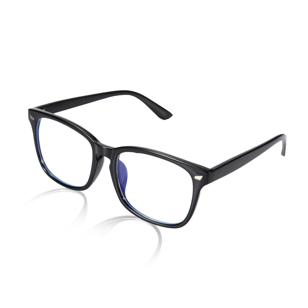 Blue/Light/Black Blocking Reading Glasses 1.0X Magnification With Foldable Case For Men And Women