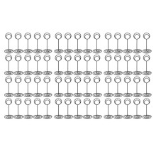 Table Number Holders 60Pcs - 3.35 Inch Place Card Holder Table Number Stands for Wedding Party Graduation Reception A