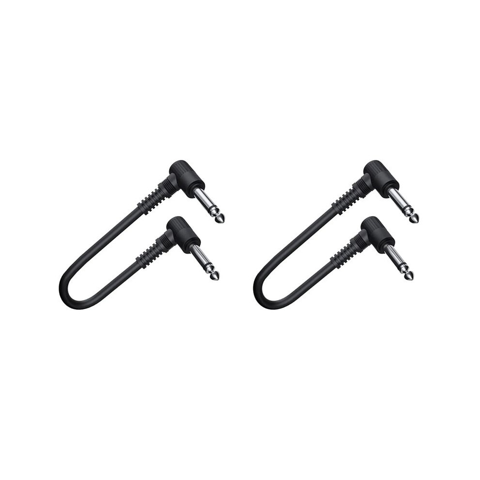 2Pcs Pedal Cable Musical Instruments Patch Cord 15Cm Electric Guitar Effect Wire For Music Lovers Playing Accessories 6034080293070