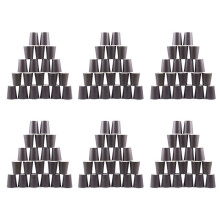 120 Paper Cups (9oz) - Plain Solid Colours Birthday Party Tableware Catering(Black)