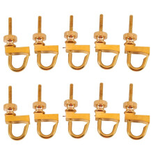 10pcs 1/4 - 4/4 Violin Tools Repair Glue Violin Crack F Shape Crack Clamp Adjustable Luthier Tools Violin Making Tool