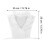 Comfortable White Cotton False Collar Detachable Collar for Women 2